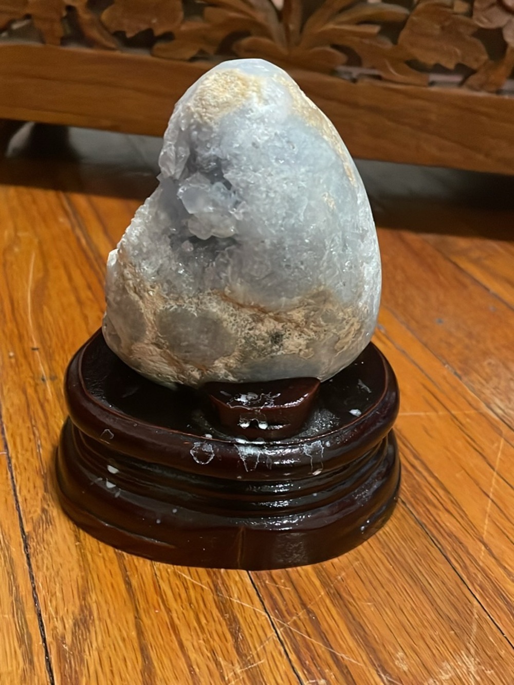 Blue Quartz Geode - Picture 4 of 4